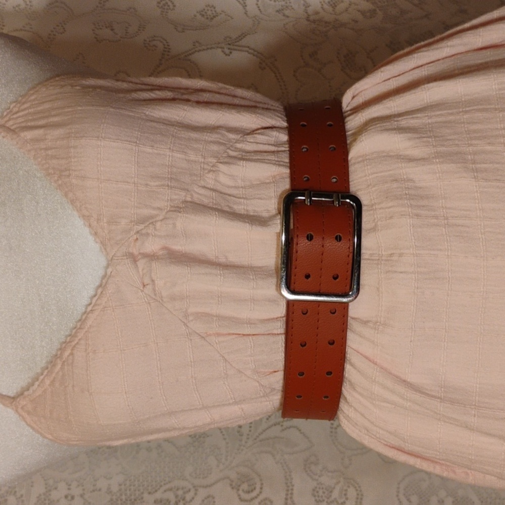 Bare Back Dusty Blush Pink Tone Bare Shoulder  Maxi Dress - Picture 4 of 14